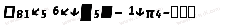 Share Grotesk Bold字体转换